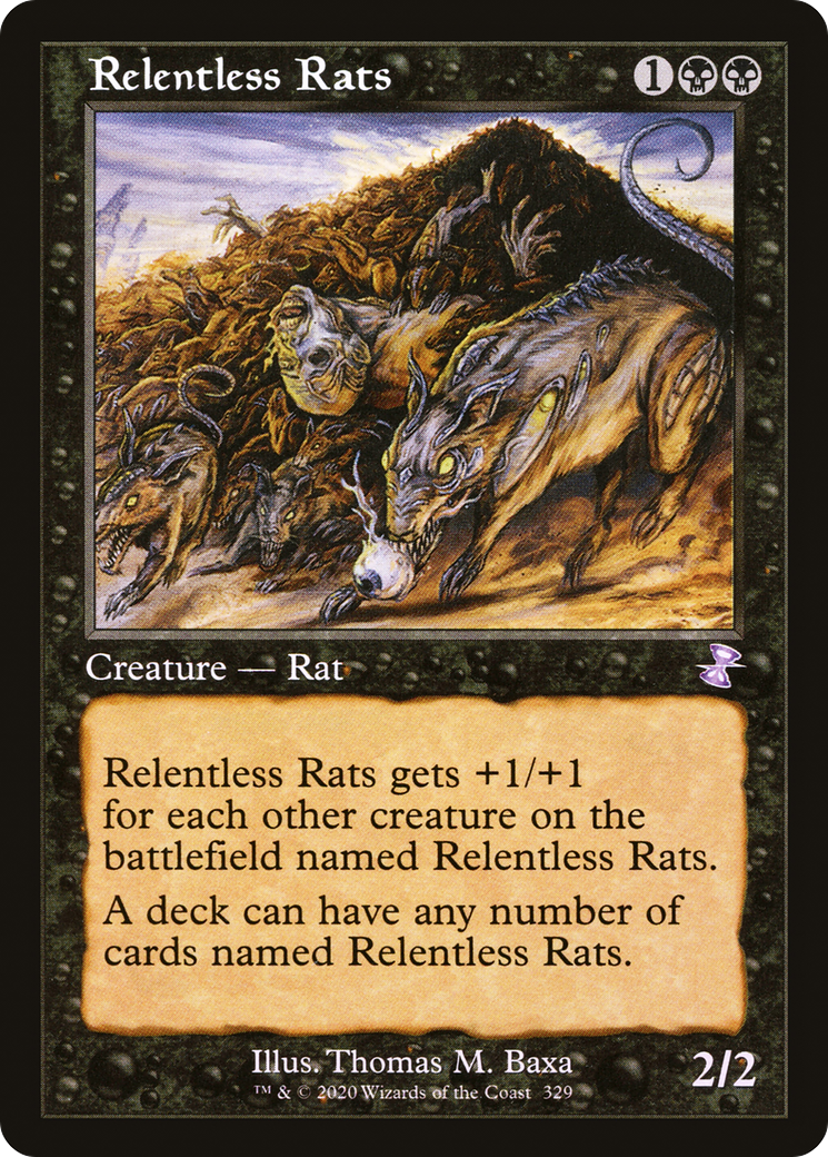 {R} Relentless Rats (Timeshifted) [Time Spiral Remastered][TSR 329]