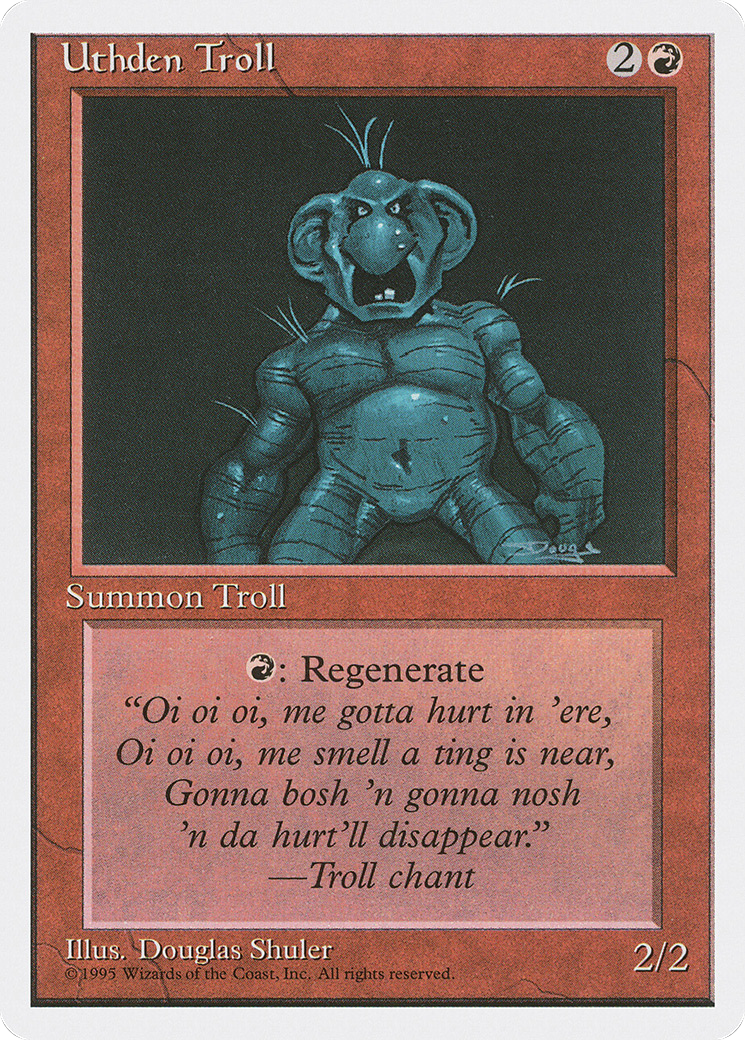 {C} Uthden Troll [Fourth Edition][4ED 228] - Misty Mountain Games