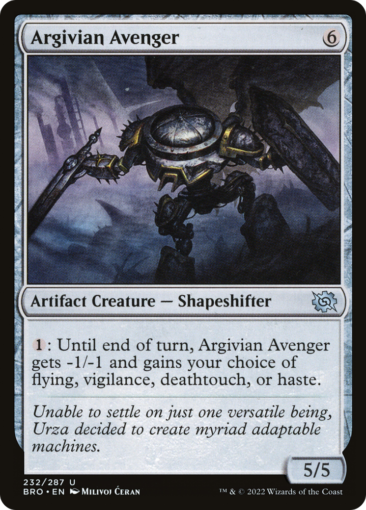 {C} Argivian Avenger [The Brothers' War][BRO 232]