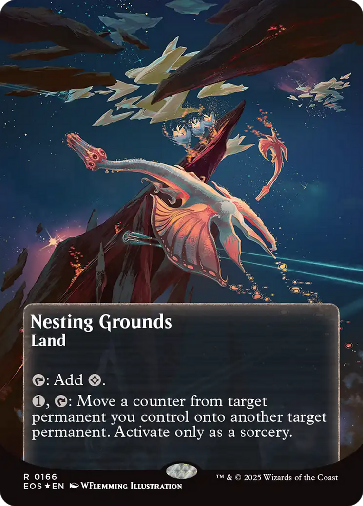 {R} Nesting Grounds (0166) (Poster) (Galaxy Foil) [Edge of Eternities: Stellar Sights][EOS 166]