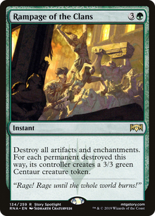 {R} Rampage of the Clans [Ravnica Allegiance][RNA 134]