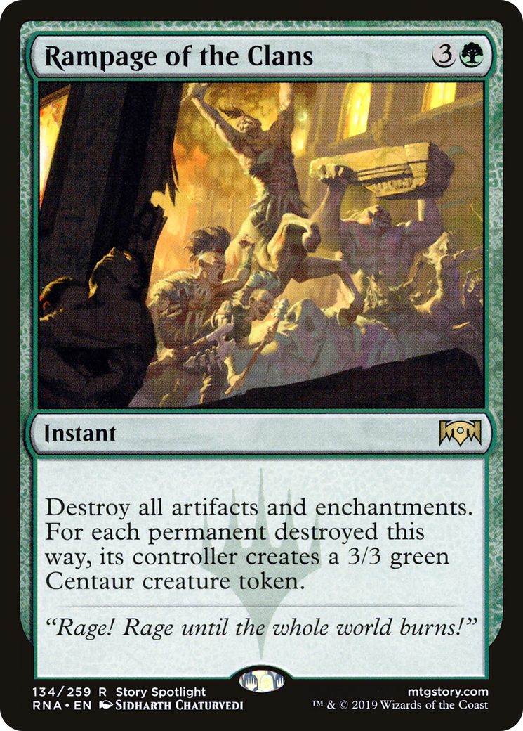 {R} Rampage of the Clans [Ravnica Allegiance][RNA 134]