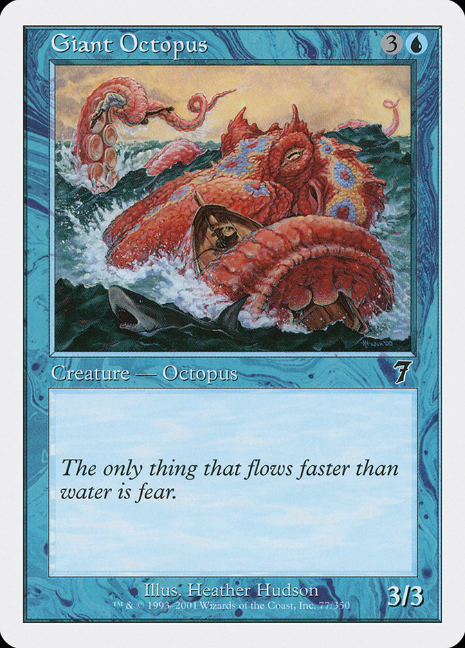 {C} Giant Octopus [Seventh Edition][7ED 077]