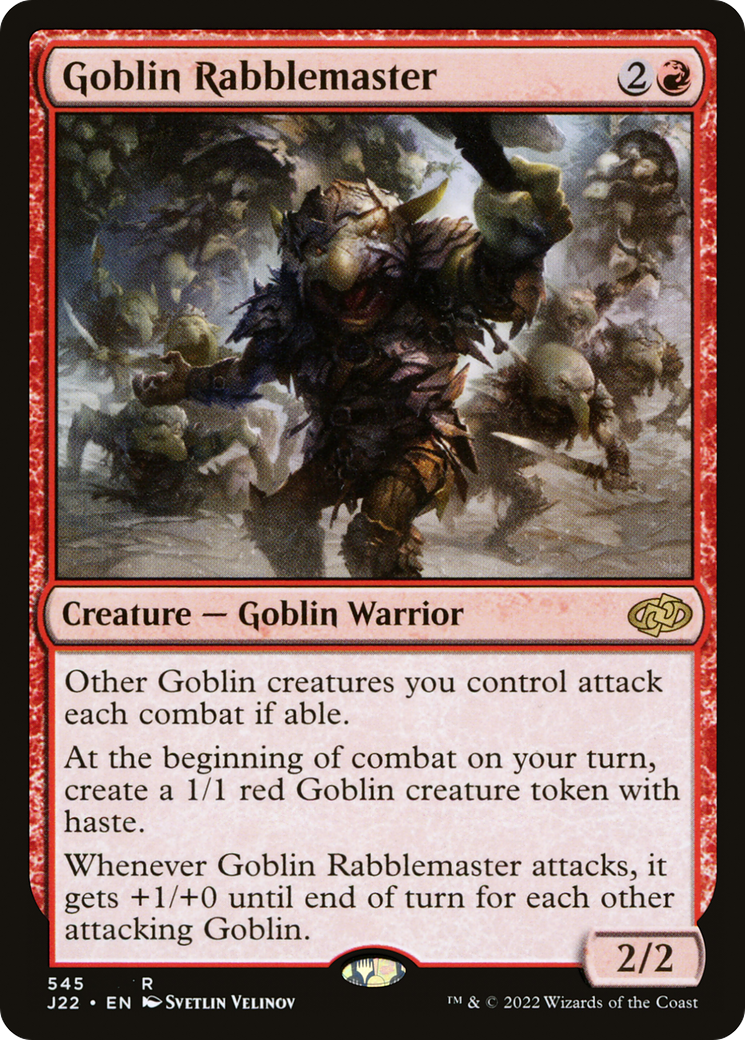 {R} Goblin Rabblemaster [Jumpstart 2022][J22 545]