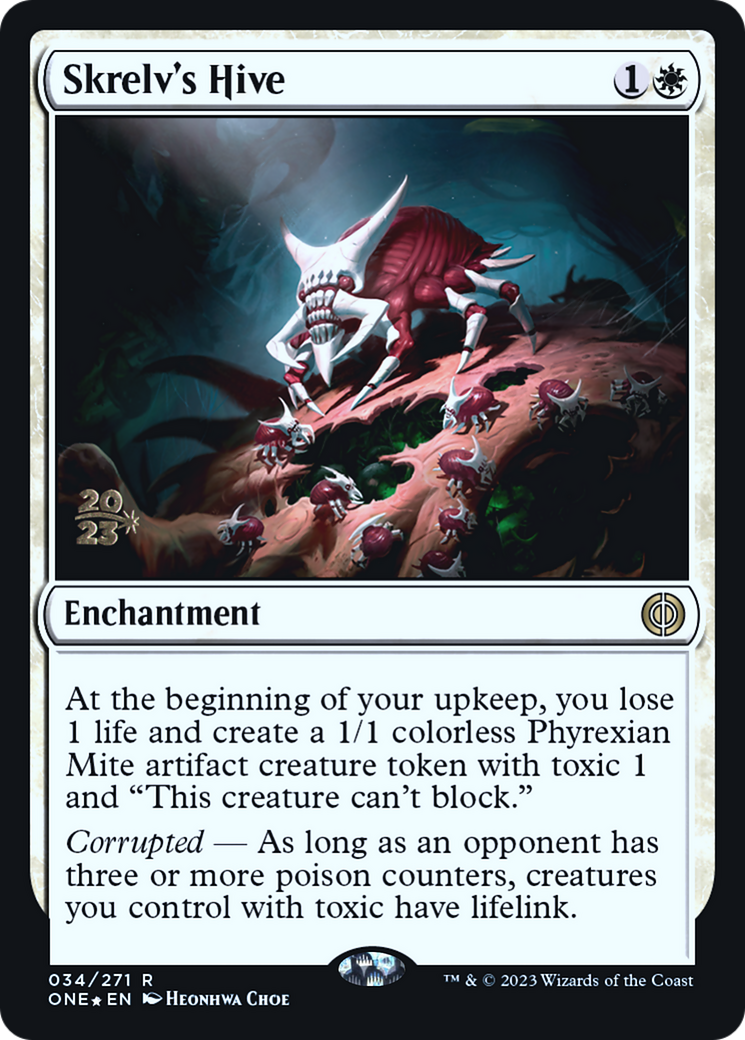 {R} Skrelv's Hive [Phyrexia: All Will Be One Prerelease Promos][PR ONE 034]