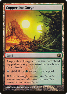 {R} Copperline Gorge [Scars of Mirrodin][SOM 225] - Misty Mountain Games