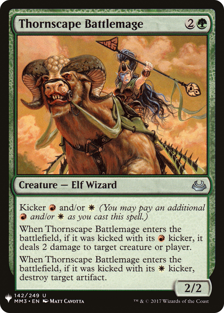 {C} Thornscape Battlemage [Mystery Booster][LS MM3 142]