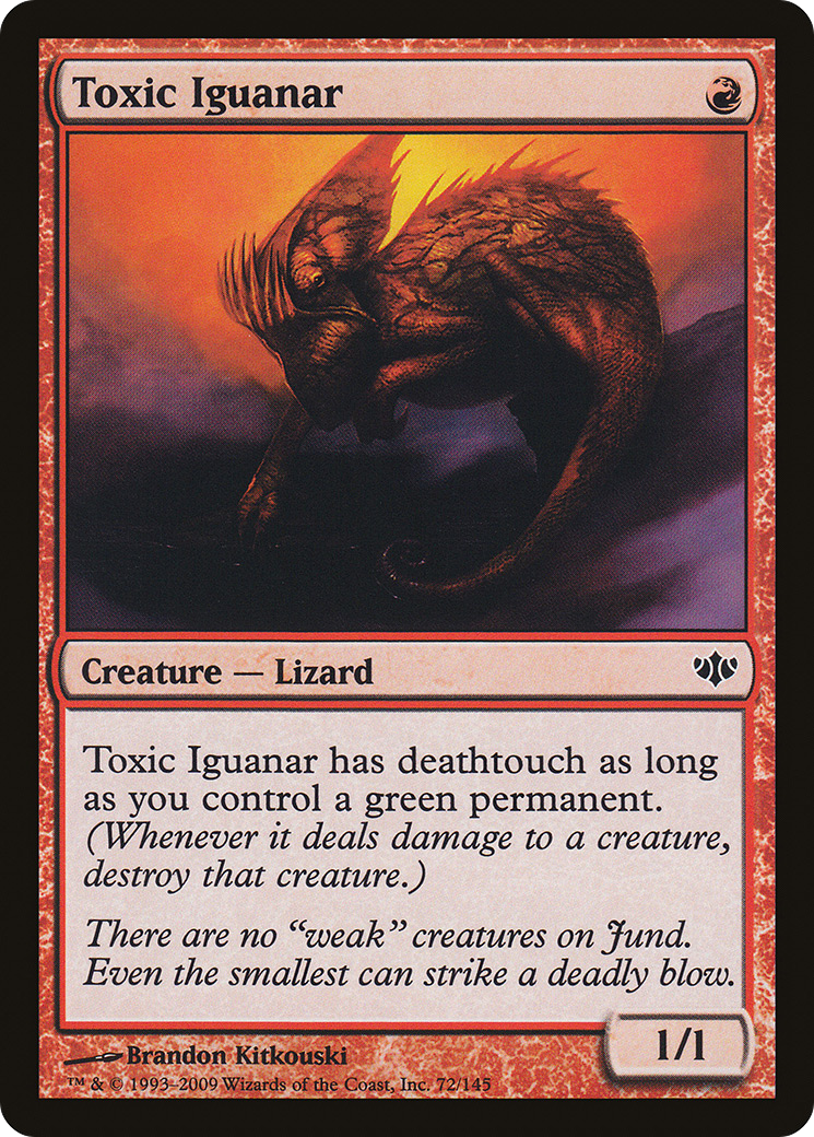{C} Toxic Iguanar [Conflux][CON 072] - Misty Mountain Games