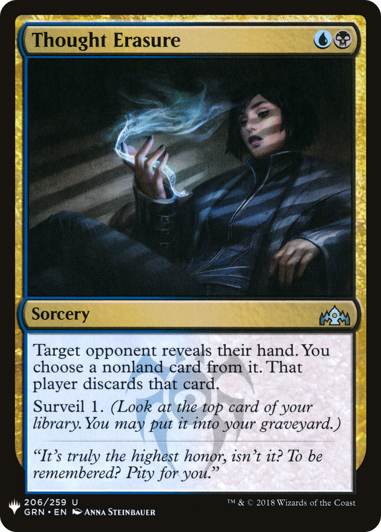 {C} Thought Erasure [Mystery Booster][LS GRN 206]