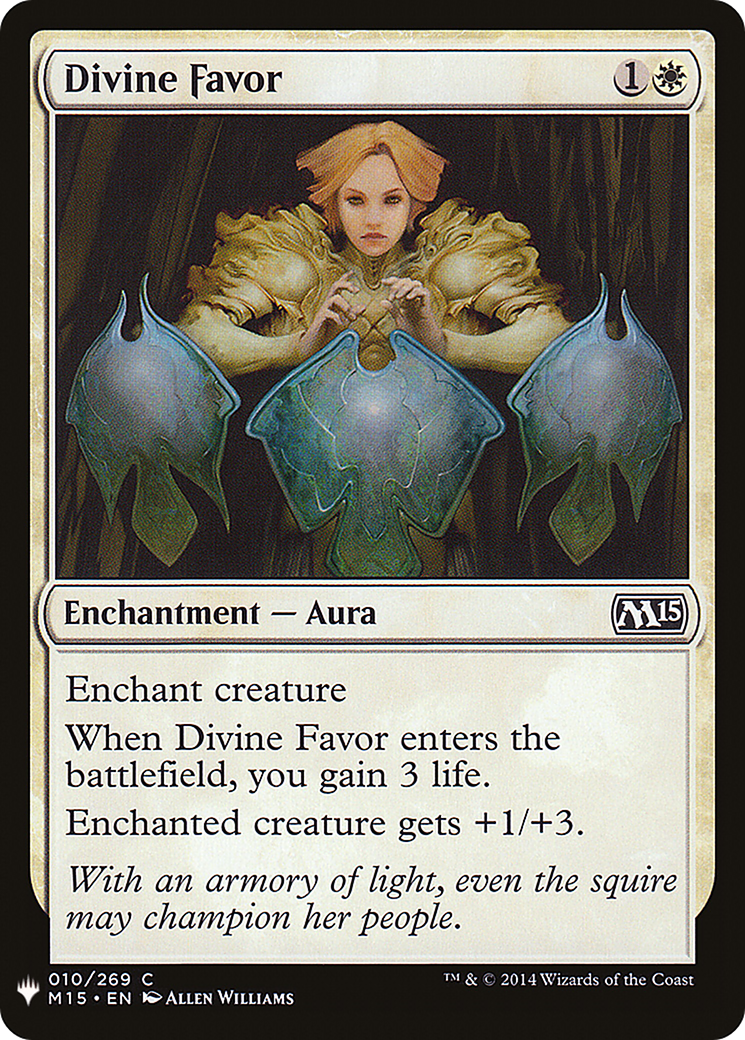 {C} Divine Favor [Mystery Booster][LS M15 010]
