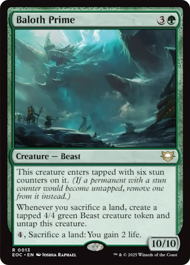 {@@ EOC R} Baloth Prime [Edge of Eternities Commander][EOC 013]