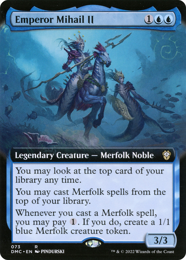 {R} Emperor Mihail II (Extended Art) [Dominaria United Commander][DMC 073]