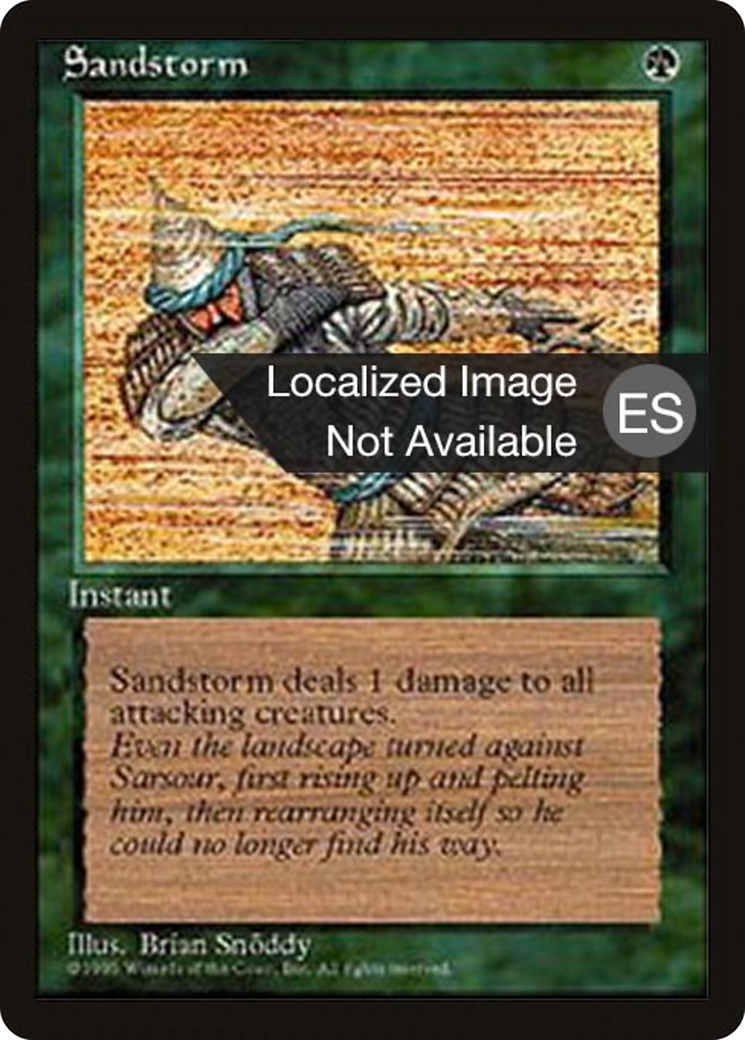 {F} Sandstorm [Fourth Edition (Foreign Black Border)][FBB 4ED 269]