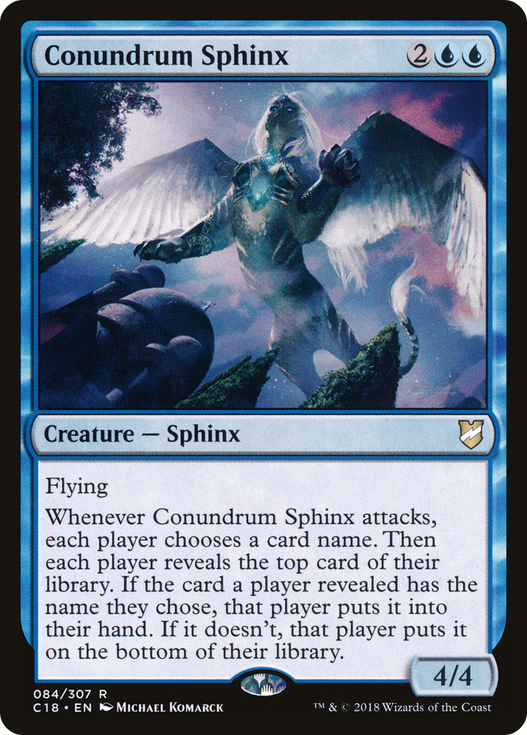 {R} Conundrum Sphinx [Commander 2018][C18 084]