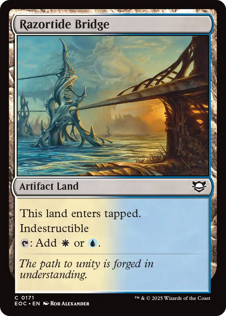 {C} Razortide Bridge [Edge of Eternities Commander][EOC 171]