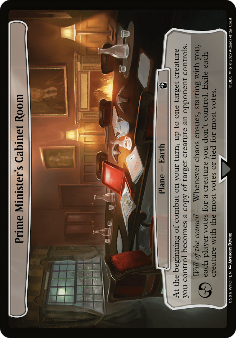 {O} Prime Minister's Cabinet Room [Planechase][OVR WHO 596]