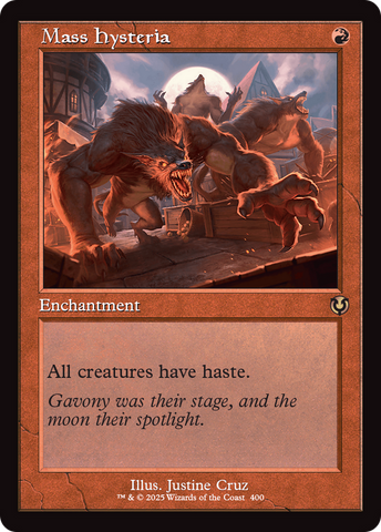 {R} Mass Hysteria (Retro Frame) [Innistrad Remastered][INR 400]