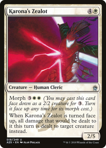 {C} Karona's Zealot [Masters 25][A25 018]