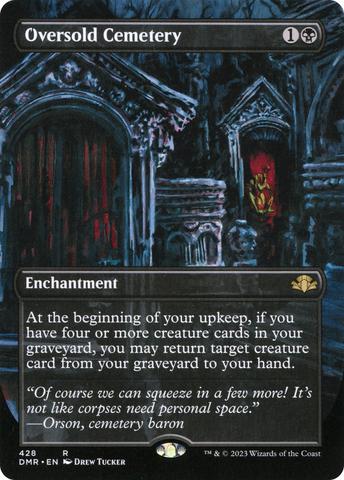 {R} Oversold Cemetery (Borderless Alternate Art) [Dominaria Remastered][DMR 428]