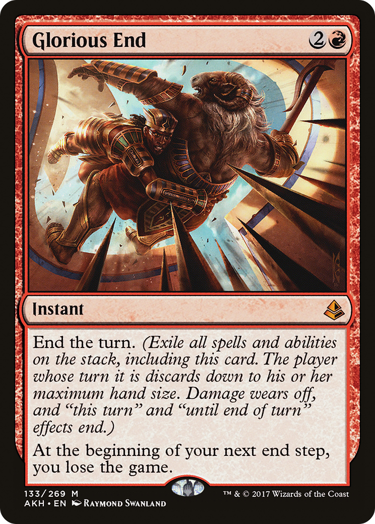 {R} Glorious End [Amonkhet][AKH 133] - Misty Mountain Games