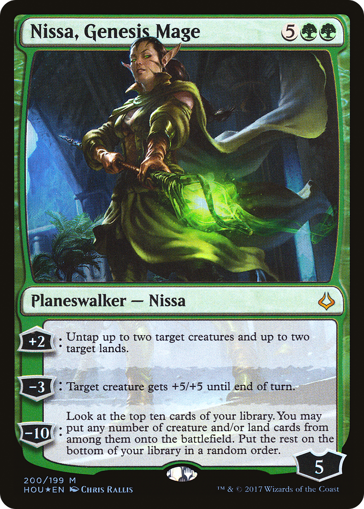 {R} Nissa, Genesis Mage [Hour of Devastation][HOU 200] - Misty Mountain Games
