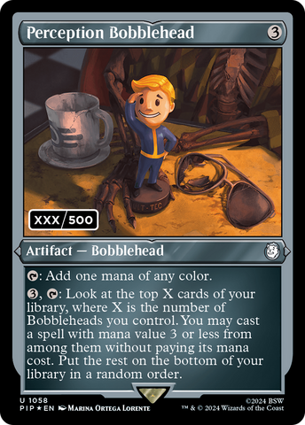 {C} Perception Bobblehead (Serial Numbered) [Fallout][PIP 1058]