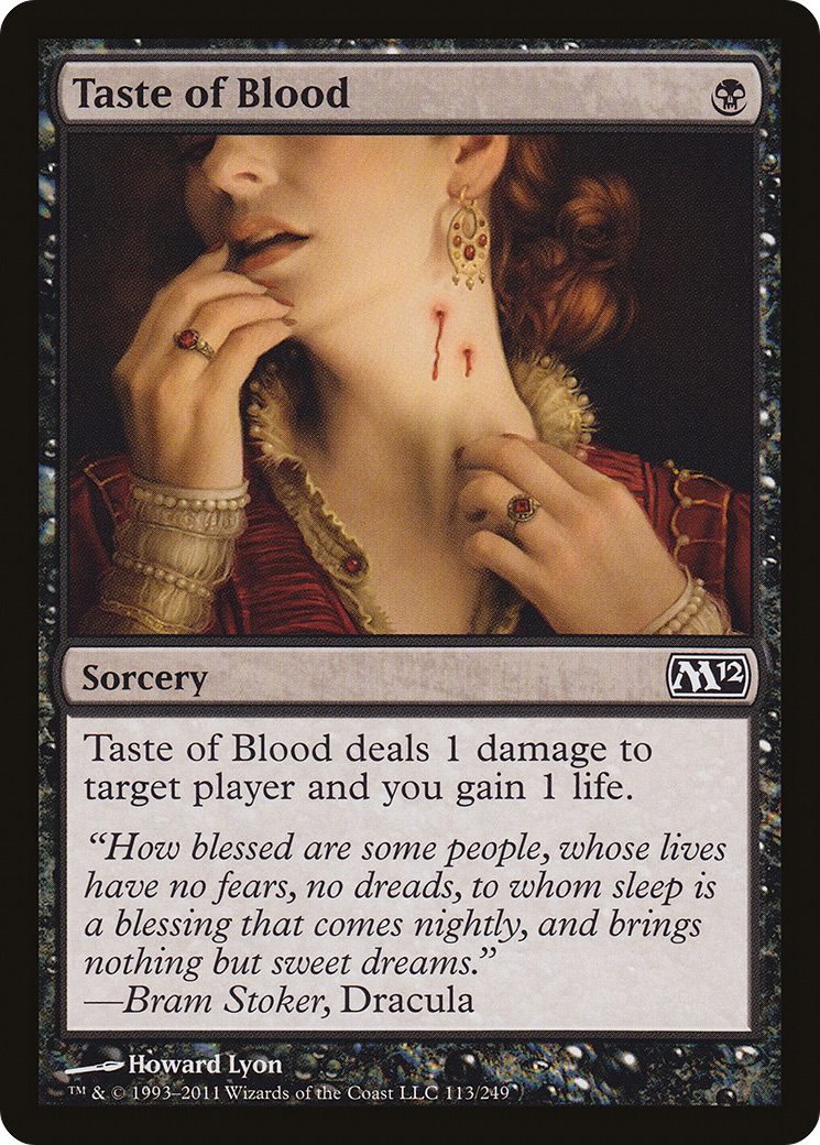 {C} Taste of Blood [Magic 2012][M12 113] - Misty Mountain Games