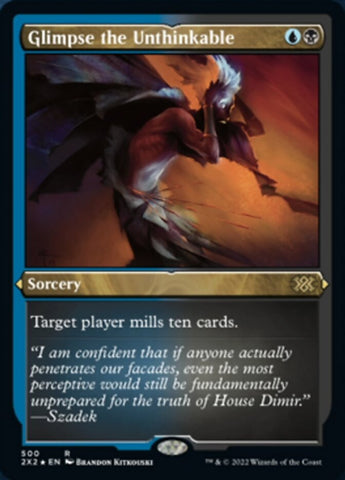 {R} Glimpse the Unthinkable (Foil Etched) [Double Masters 2022][2X2 500]