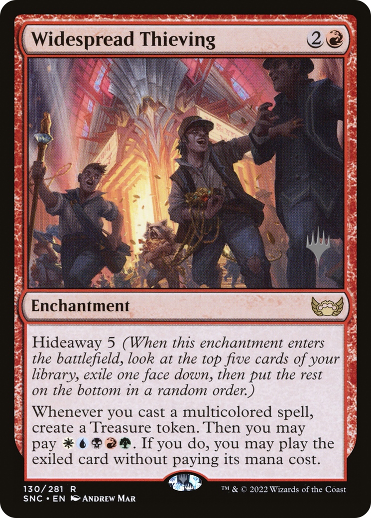{R} Widespread Thieving (Promo Pack) [Streets of New Capenna Promos][PP SNC 130]