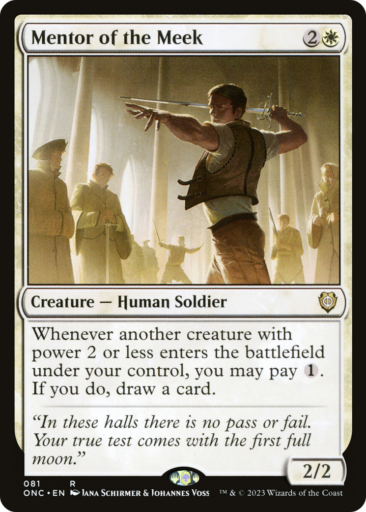 {R} Mentor of the Meek [Phyrexia: All Will Be One Commander][ONC 081]