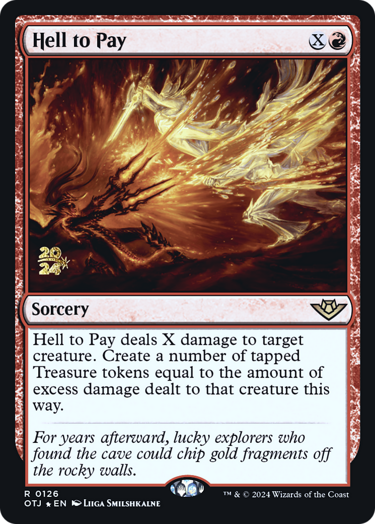 {@R} Hell to Pay [Outlaws of Thunder Junction Prerelease Promos][PR OTJ 126]