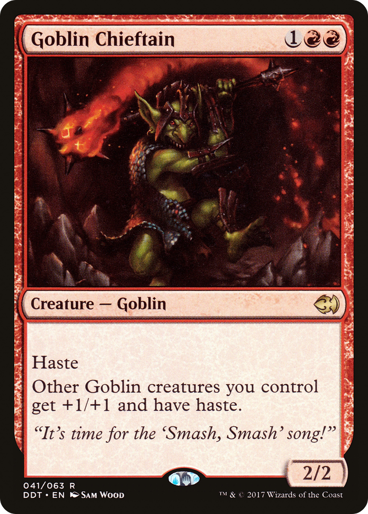 {R} Goblin Chieftain [Duel Decks: Merfolk vs. Goblins][DDT 041] - Misty Mountain Games