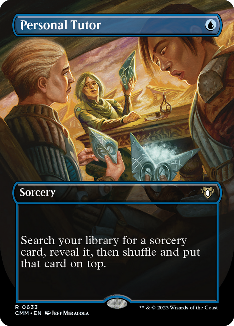 {R} Personal Tutor (Borderless) [Commander Masters][CMM 633]