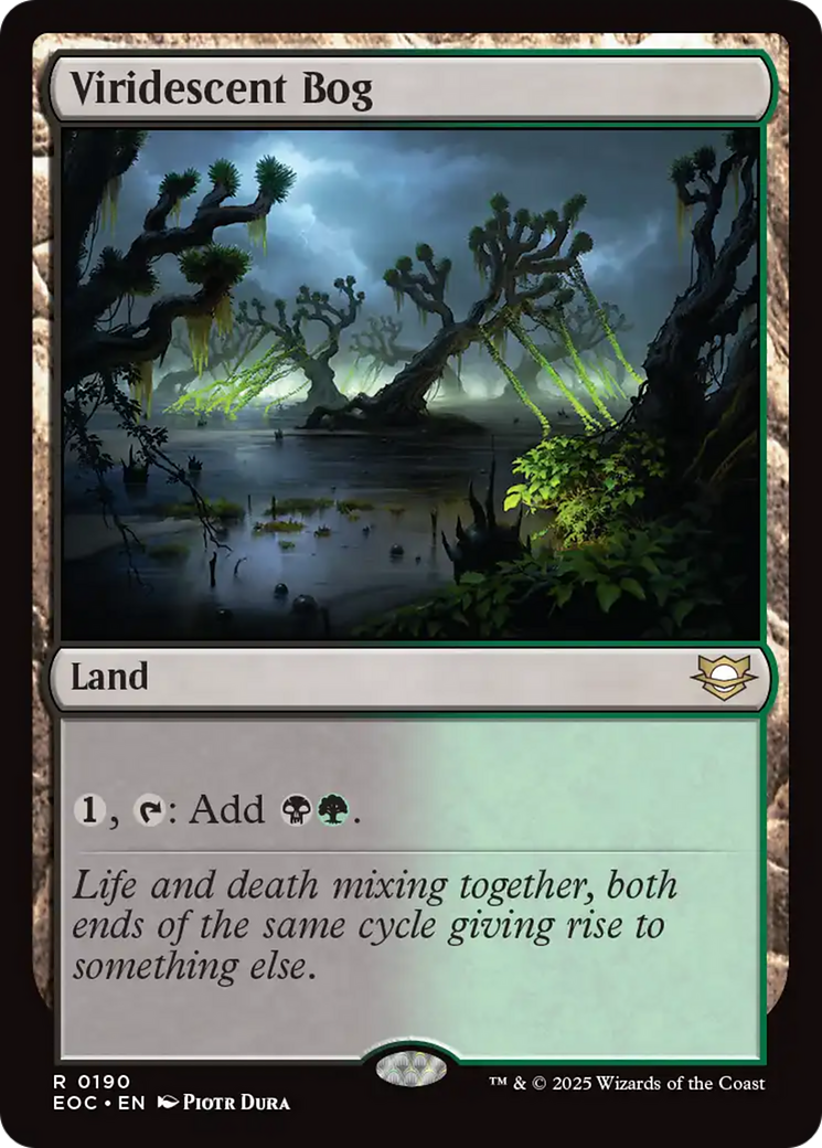 {@@ EOC R} Viridescent Bog [Edge of Eternities Commander][EOC 190]