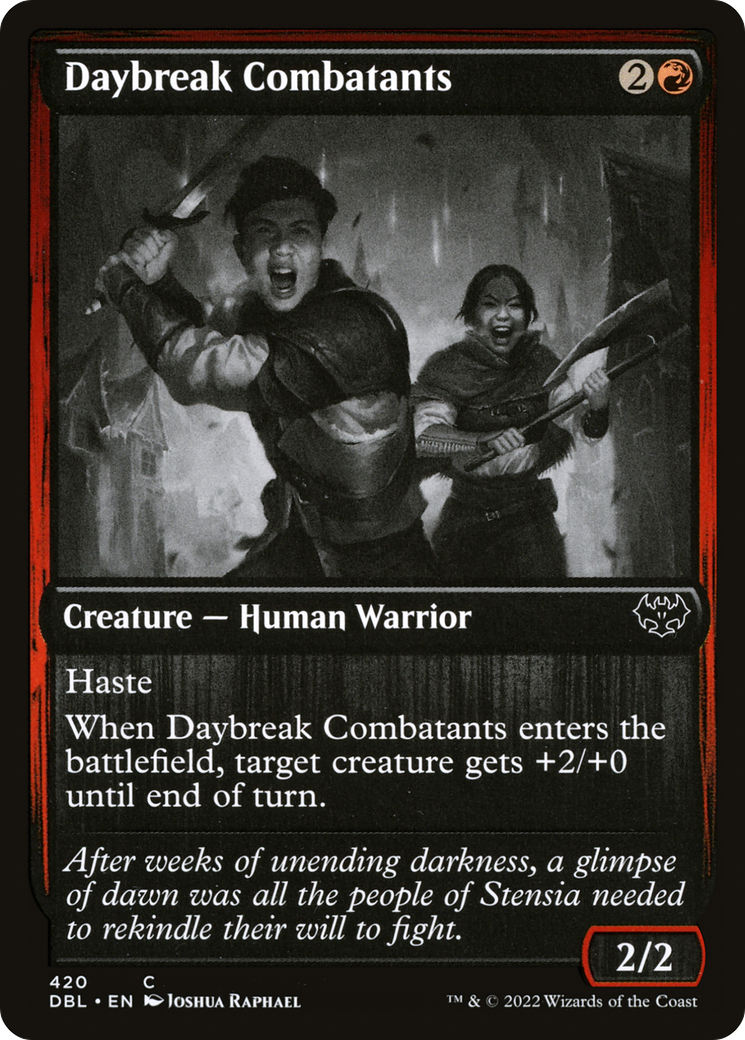 {C} Daybreak Combatants [Innistrad: Double Feature][DBL 420]