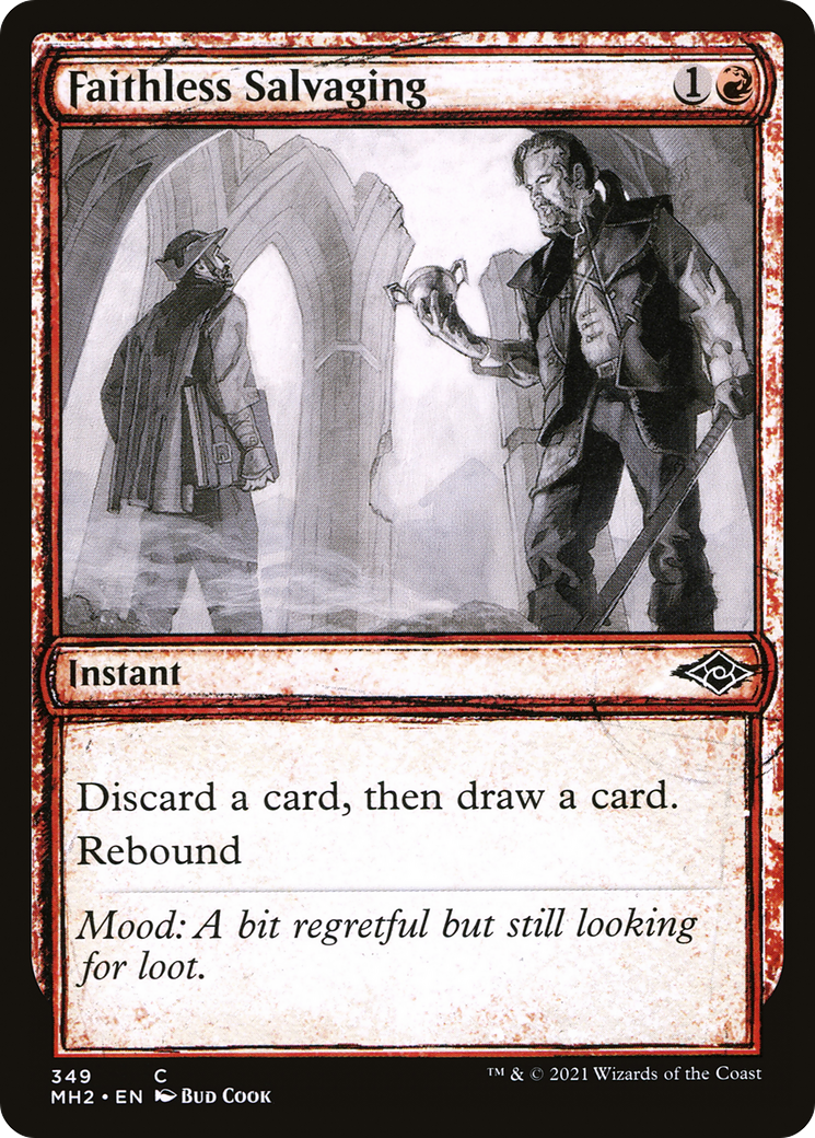 {C} Faithless Salvaging (Showcase): (Showcase) [Modern Horizons 2] [MH2 349]