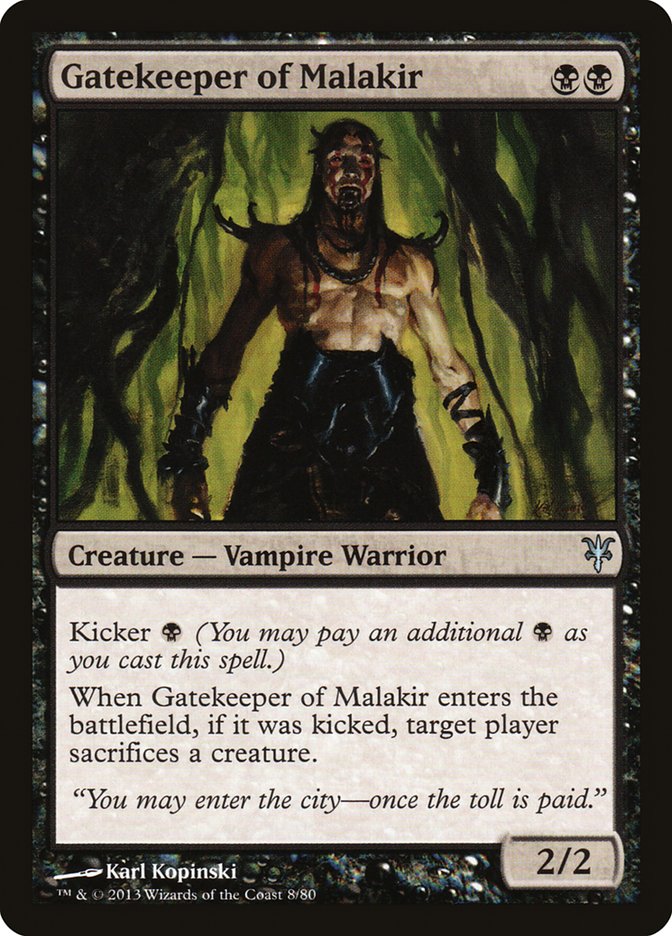 {C} Gatekeeper of Malakir [Duel Decks: Sorin vs. Tibalt][DDK 008]
