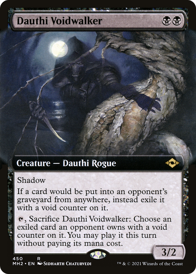{R} Dauthi Voidwalker (Extended Art) (Foil): (Extended Art) [Modern Horizons 2] [MH2 450]