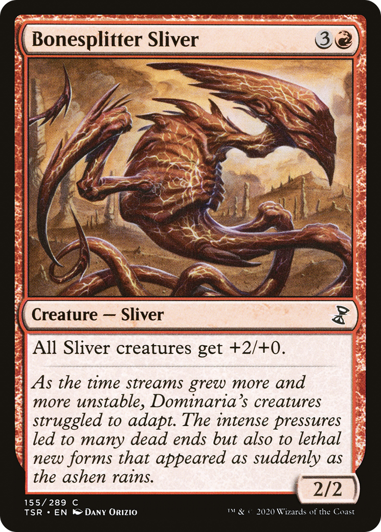 {C} Bonesplitter Sliver [Time Spiral Remastered][TSR 155]