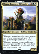 {R} Mazzy, Truesword Paladin [Commander Legends: Battle for Baldur's Gate Prerelease Promos][PR CLB 283]