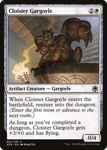 {C} Cloister Gargoyle [Dungeons & Dragons: Adventures in the Forgotten Realms][AFR 007]