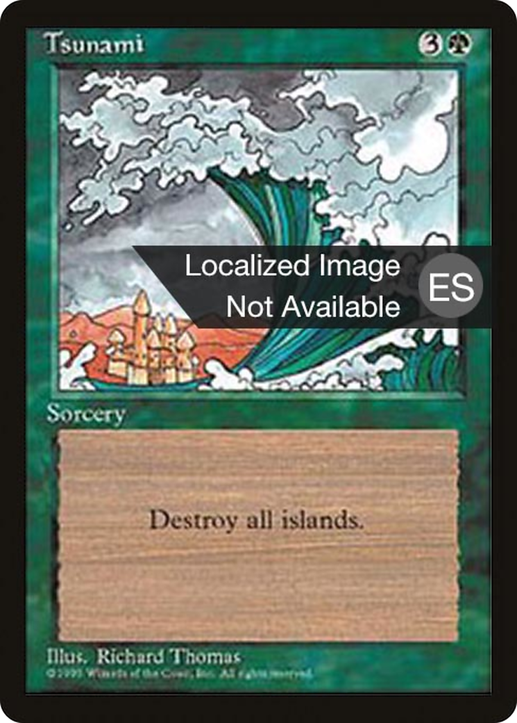 {F} Tsunami [Fourth Edition (Foreign Black Border)][FBB 4ED 278]
