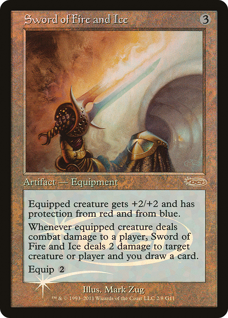 {R} Sword of Fire and Ice [Judge Gift Cards 2011][PA J11 002] - Misty Mountain Games