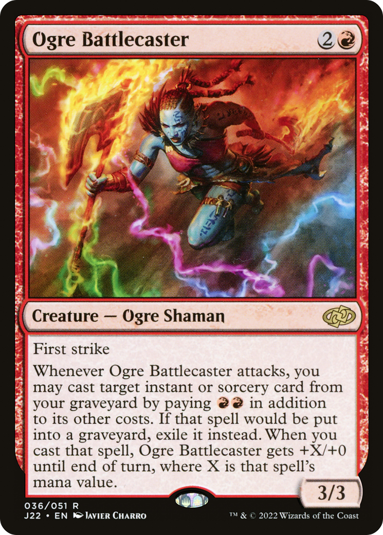 {R} Ogre Battlecaster [Jumpstart 2022][J22 036]