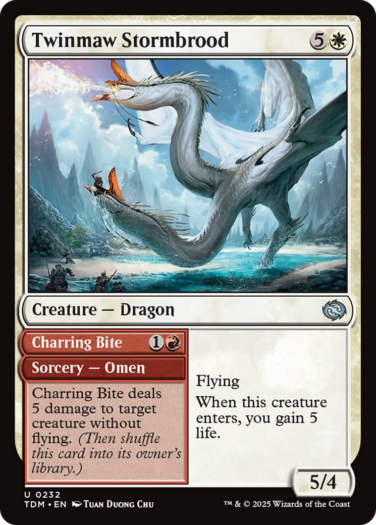 {@C} Twinmaw Stormbrood [Tarkir: Dragonstorm][TDM 232]