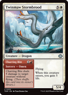 {@C} Twinmaw Stormbrood [Tarkir: Dragonstorm][TDM 232]