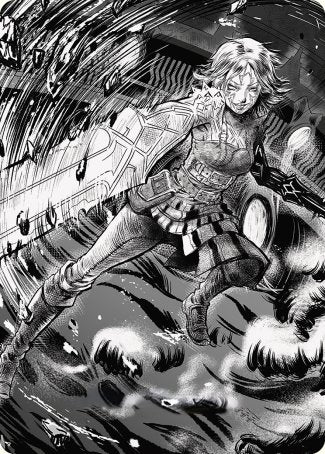 {A} Nahiri, the Unforgiving 2 Art Card [Phyrexia: All Will Be One Art Series][AONE 080]