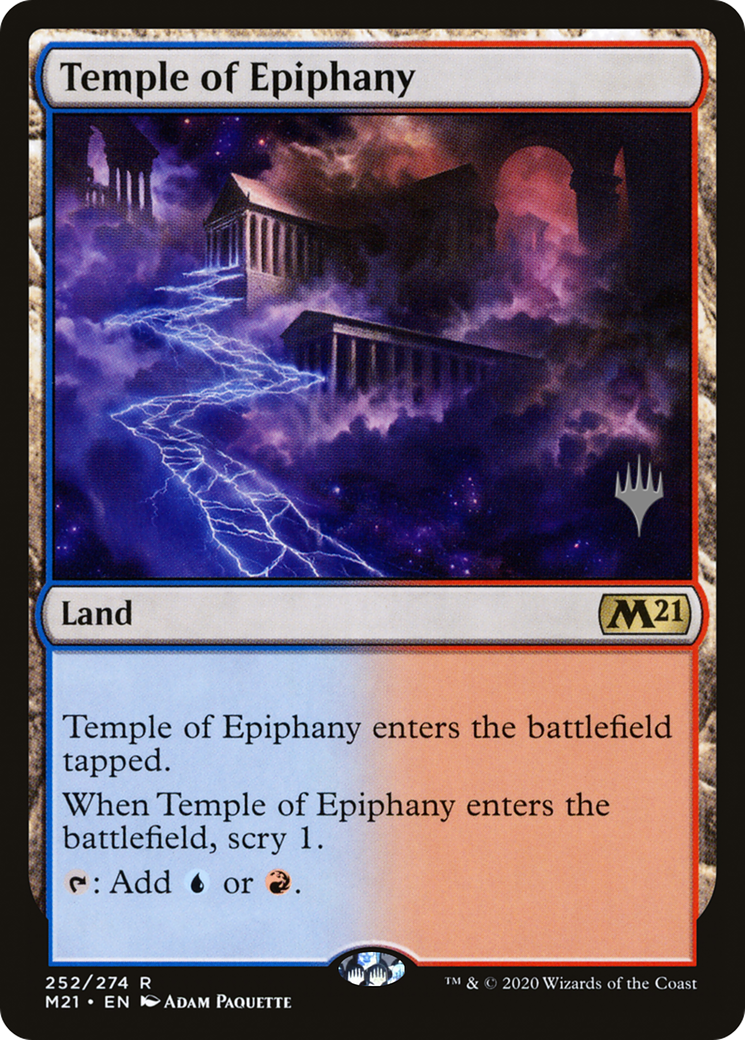 {R} Temple of Epiphany (Promo Pack) [Core Set 2021 Promos][PP M21 252]