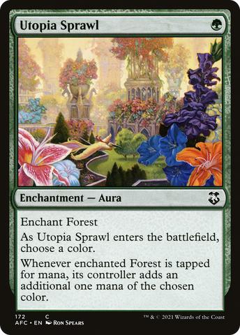 {C} Utopia Sprawl [Dungeons & Dragons: Adventures in the Forgotten Realms Commander][AFC 172]