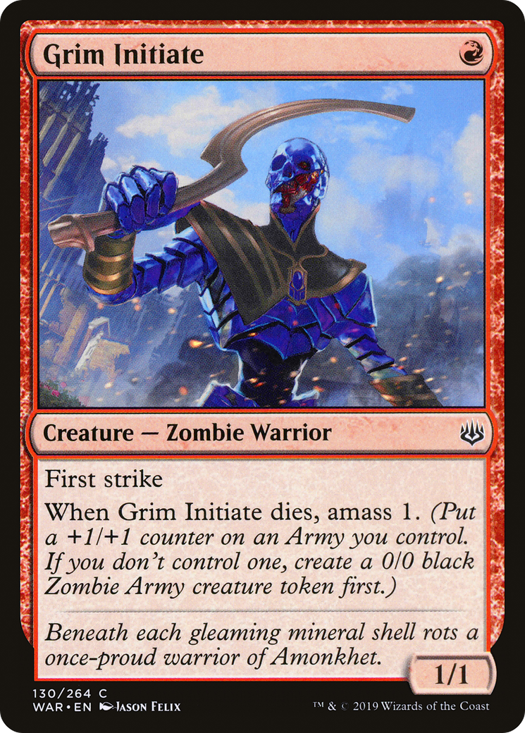 {C} Grim Initiate [War of the Spark][WAR 130]